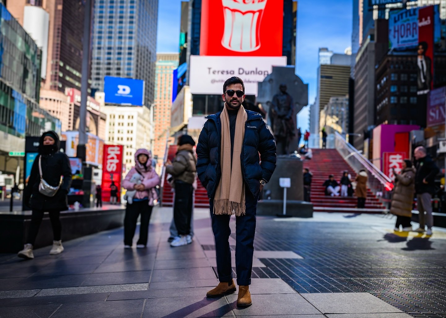 Taha Masood exploring an international travel destination